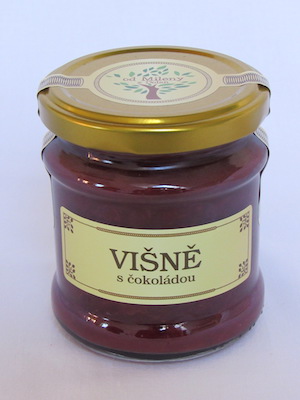 Višňový džem s čokoládou