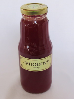 Jahodový sirup